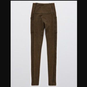 PRICE DROP Aerie Offline OG High-Waisted Pocket Legging - Olive